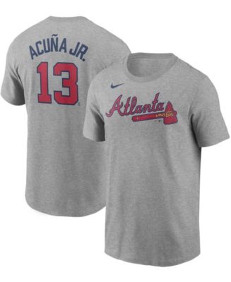 Nike Women's Ronald Acuna Jr. Red Atlanta Braves Name Number T-shirt -  Macy's