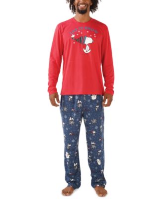 Holiday Munki Munki Pijama Munki Munki Matching Men's Snoopy Let