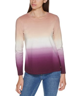 calvin klein ombre top