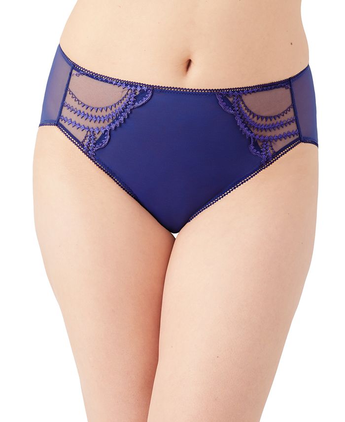 Wacoal Women's Evocative Edge Hi-Cut Underwear 841304 - Macy's