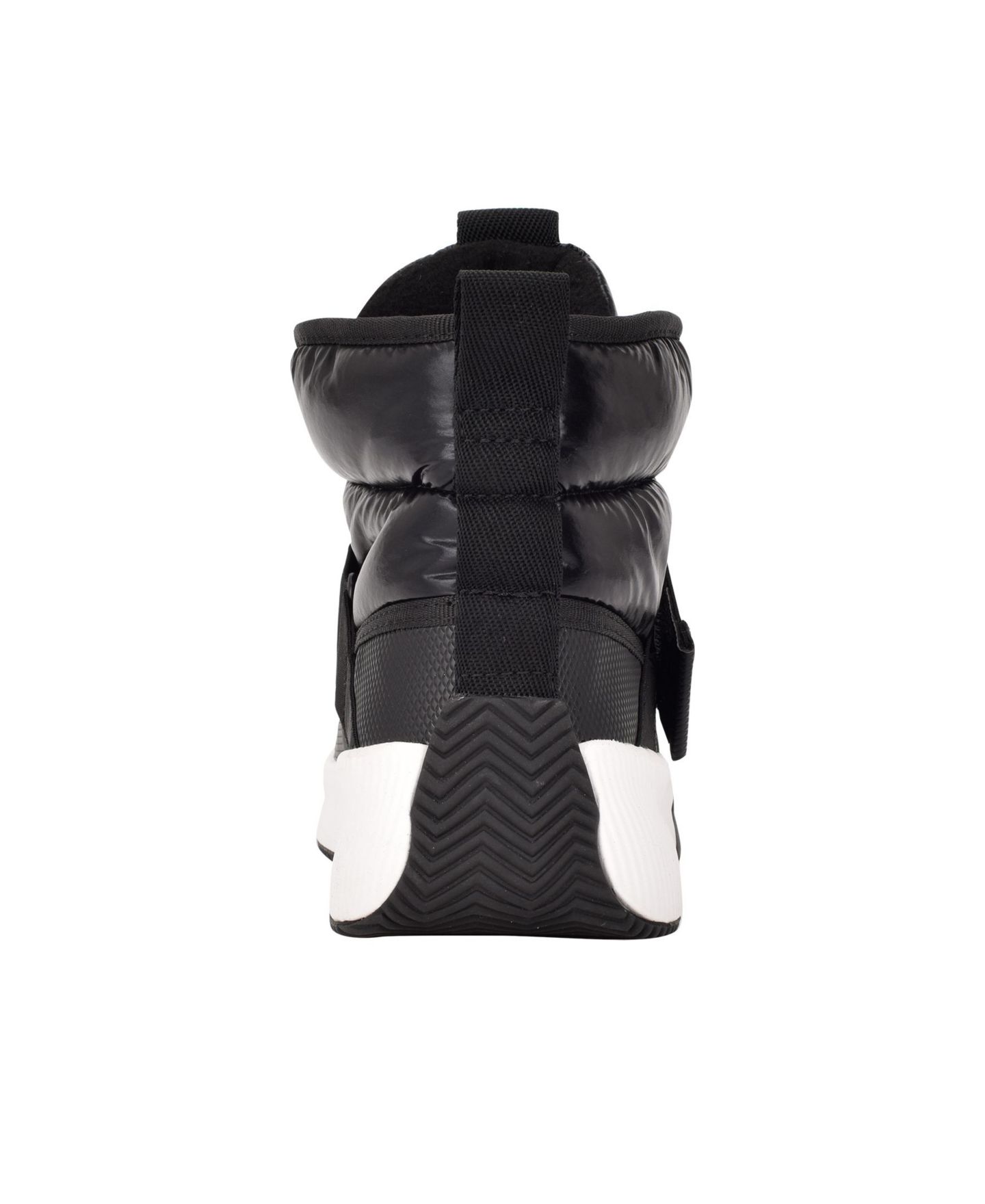 Женские кроссовки Calvin Klein Mabon Cozy Nylon High Top Sneaker Boot, цвет: Чёрный — фото 7