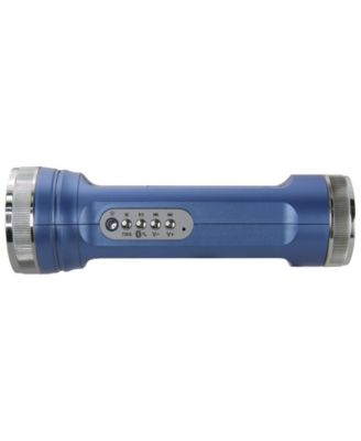 WeatherX Flashlight with Solar Power and Bluetooth Speaker