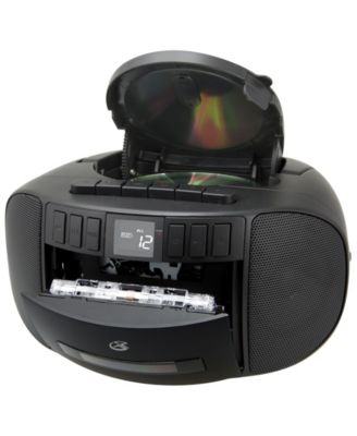 GPX CD Cassette AM or FM Radio Boom box, BCA209B