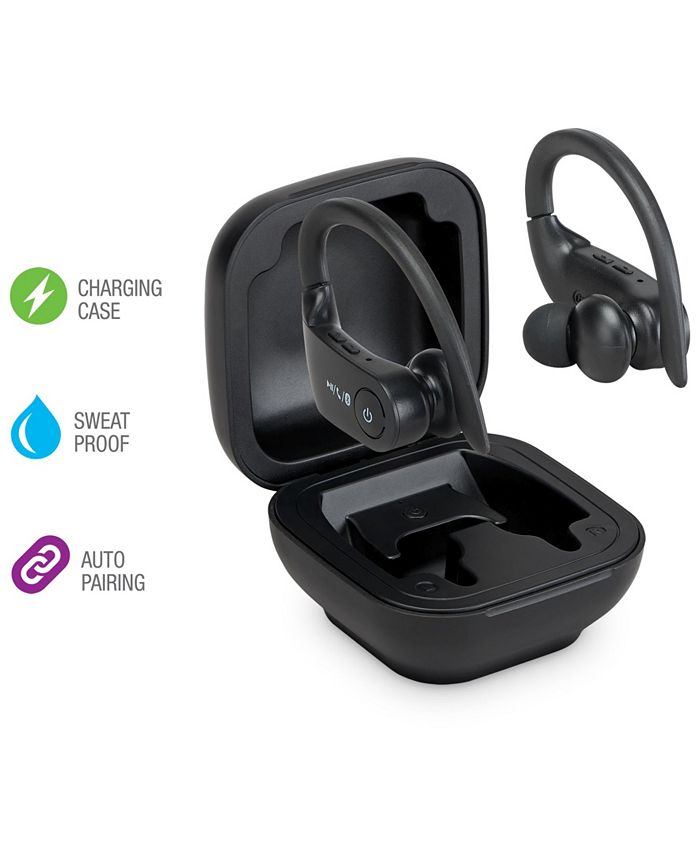 iLive Truly WireFree Earbuds and Charging Case, Black Macy