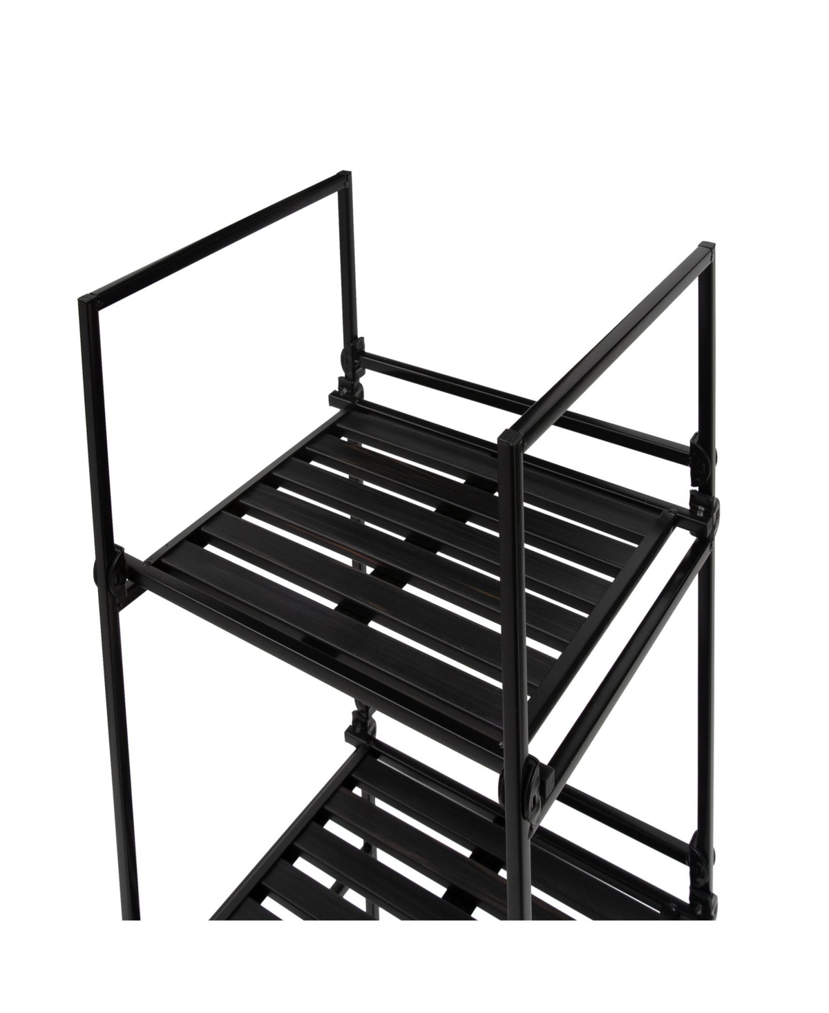 Shop Neu Home 4-tier Square Shelving Tower In Black