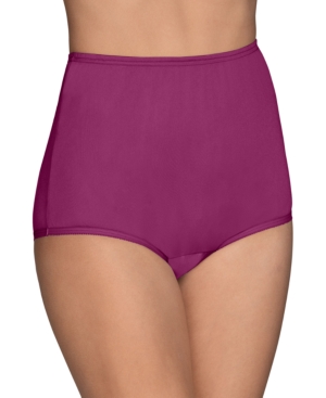VANITY FAIR PERFECTLY YOURS RAVISSANT NYLON FULL BRIEF UNDERWEAR 15712, EXTENDED SIZES