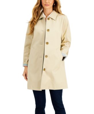 macys swing coat