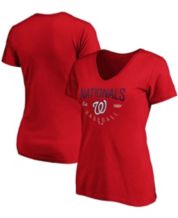 Washington Capitals Touch Women's Waffle Raglan Long Sleeve T-Shirt -  Red/Heathered Gray