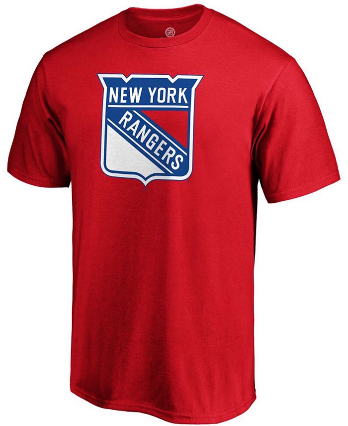 Fanatics Men's Red New York Rangers Team Primary Logo T-shirt - Macy's