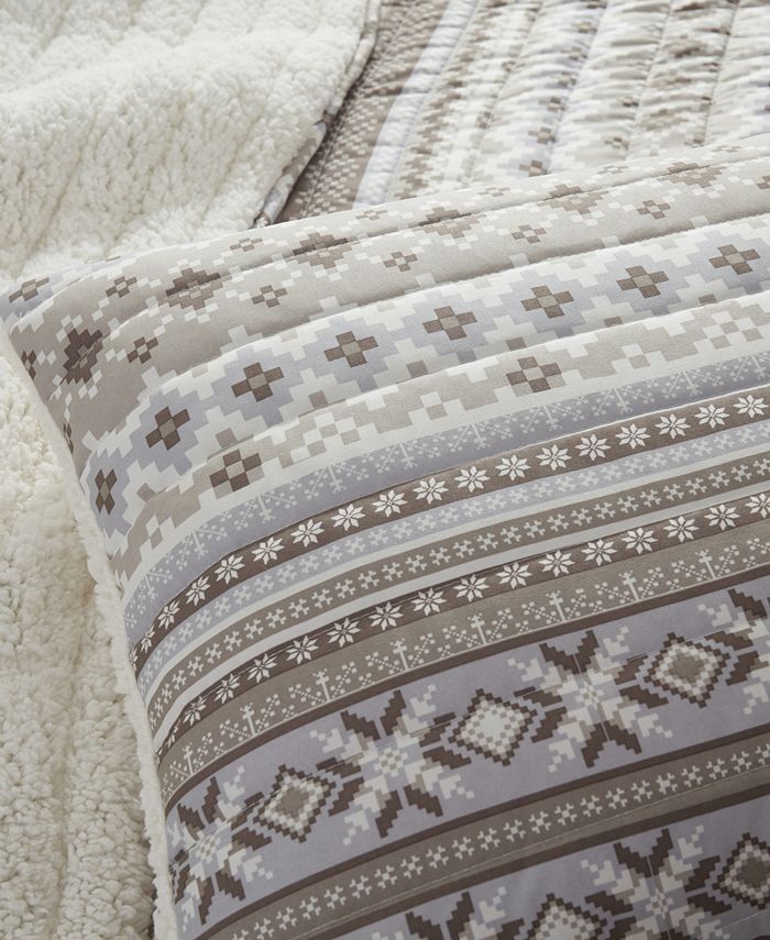 BEARPAW CLOSEOUT! Winne Fair Isle 3 Pc. Quilt Set, Full/Queen Macy's