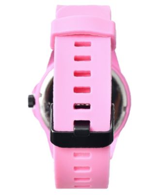 Unisex Hillendale Pink Silicone Band Watch 44mm