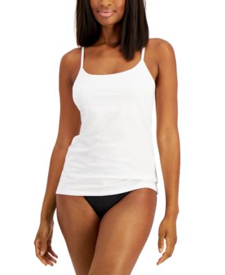 売れ筋商品|||チャータークラブ カットソー トップス レディース Women's Lace-Trim Shelf-Bra Tank Top, Created for Macy's Bright White 19877112_fpx.tif?$filterlrg$&