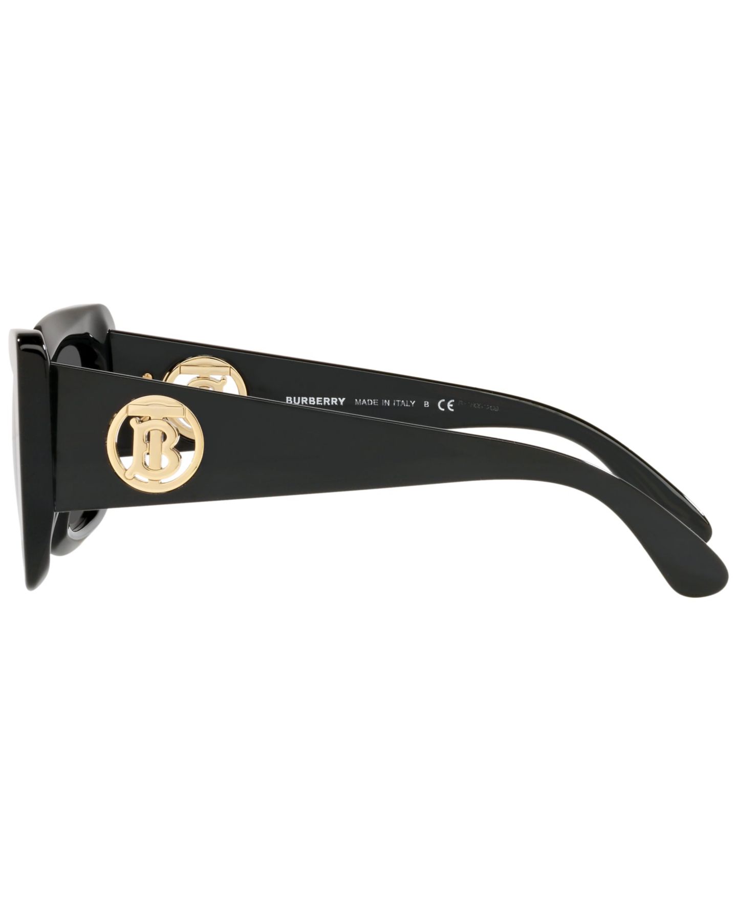 Женские солнцезащитные очки Burberry Sunglasses, BE4344 Daisy, цвет: Чёрный — фото 2