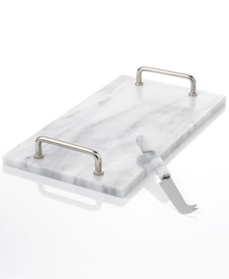 Godinger - Serveware La Cucina Marble Cheese Board with Knife