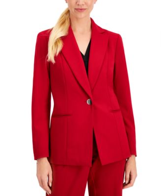 Petite Notched-Lapel Blazer