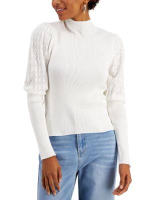 juniors cream sweater