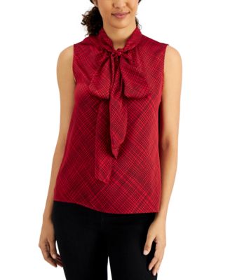 macys sleeveless tops