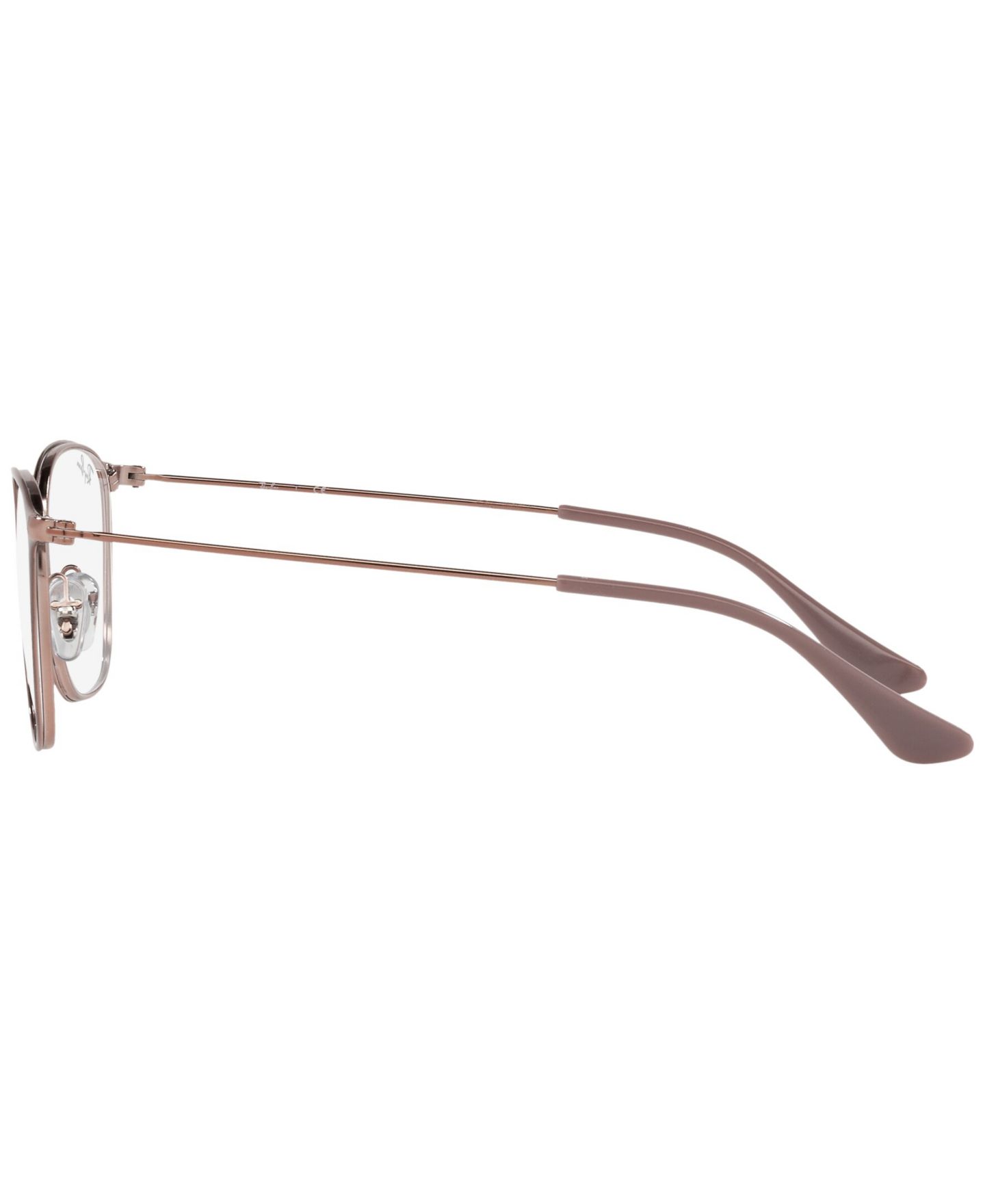Очки Ray-Ban Unisex Square Metal RB6466 Optics Eyeglasses, цвет: Медный — фото 6