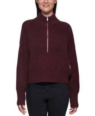 Calvin Klein Jeans - Boxy Zip-Up Cotton Sweater