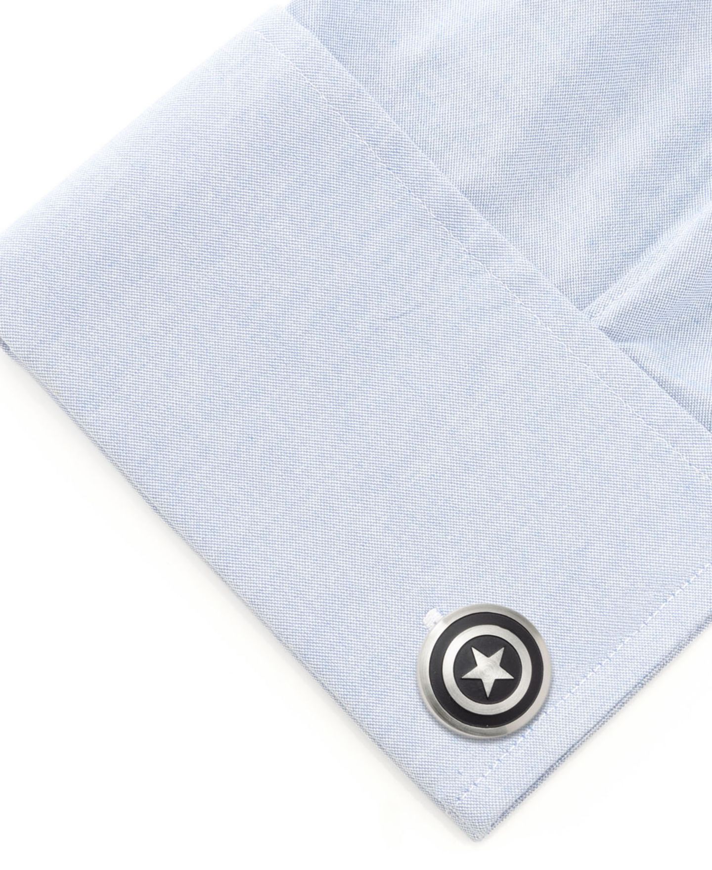 Мужские запонки Marvel Captain America Shield Cufflinks — фото 3