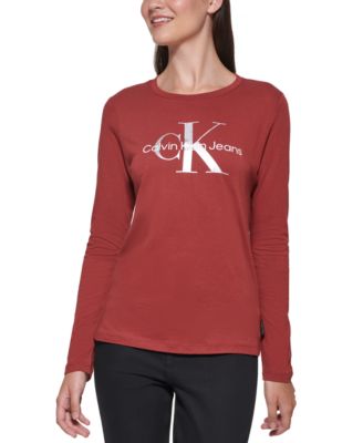 maroon calvin klein sweatshirt