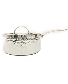 Hammered Tri-Ply 8" Covered Saucepan