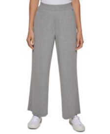 Ponté Knit Wide Leg Pants