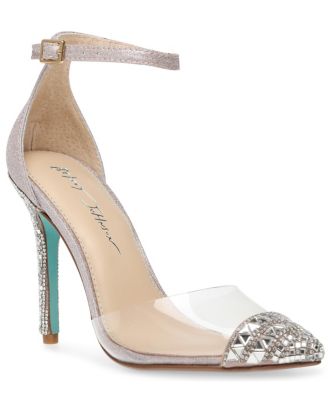 betsey johnson diamond heels