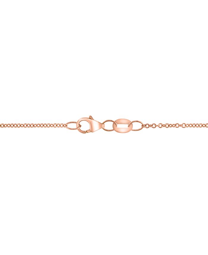 EFFY Collection - Diamond Open 18" Pendant Necklace (1/2 ct. t.w.) in 14k Rose Gold