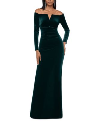 green velvet dress macys