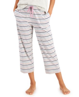 Charter Club - Printed Cotton Knit Pajama Pants
