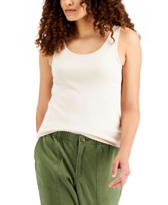 売れ筋商品|||スタイルアンドコー カットソー トップス レディース Petite Print Perfect Cotton Tank Top, Exclusively at Macy's Patch Navy Style & Co Petite Lace Knit Cotton Tank Top, Created for