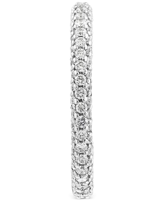 EFFY Collection - Diamond Three-Side Eternity Band (1-1/10 ct. t.w.) in 14k White Gold