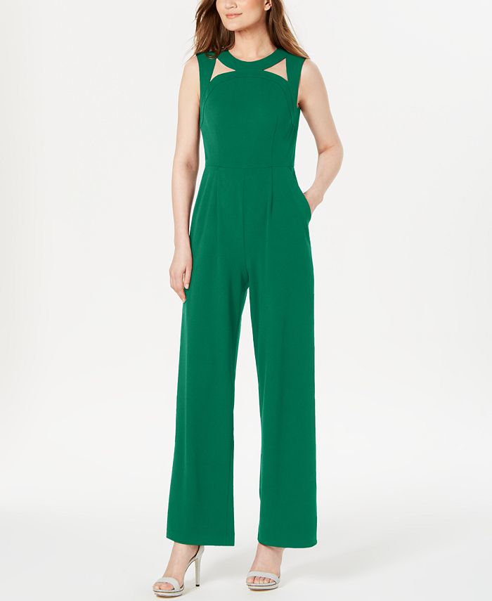 Calvin klein green jumpsuit hot sale