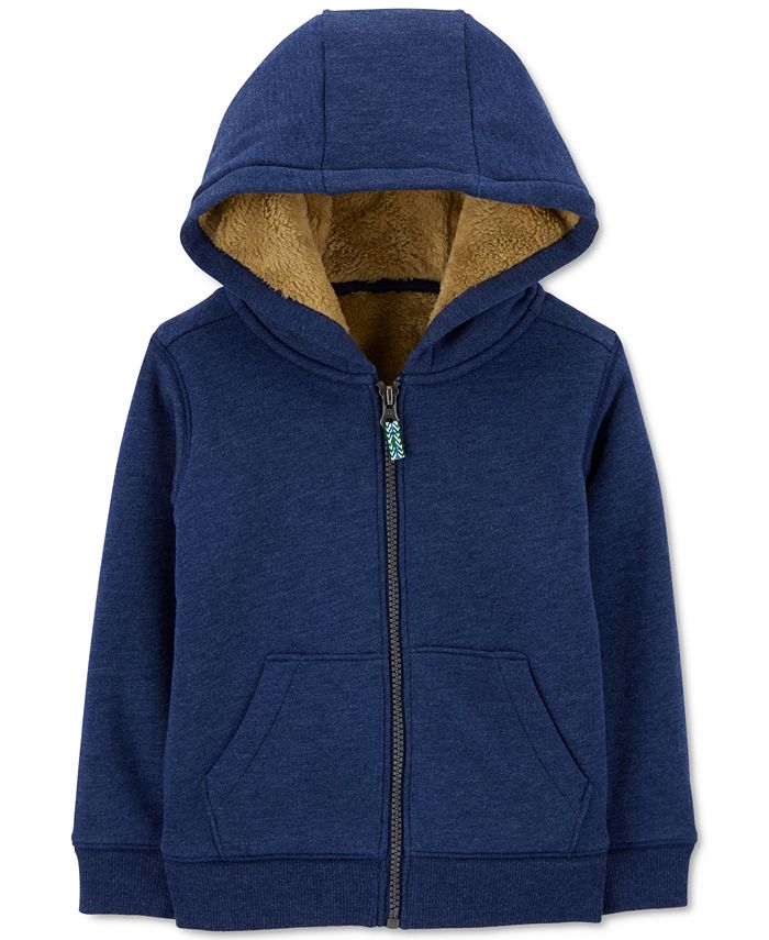 Carter's Baby Boys ZipUp FuzzyLined Hoodie Macy's