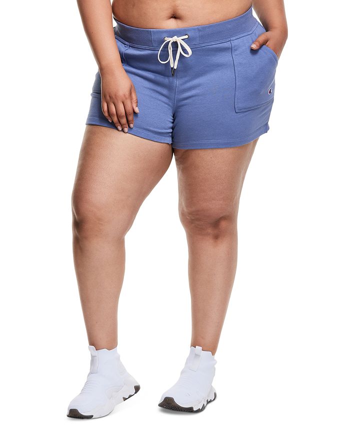 Champion Plus Size Campus Solid Shorts Macy's