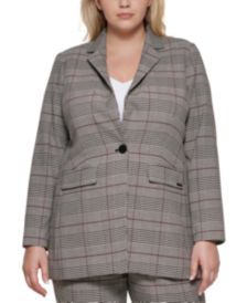 Glen Plaid Blazer