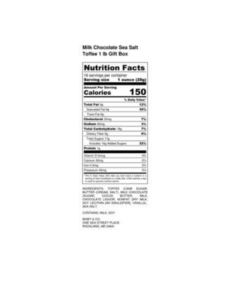 Milk Chocolate Sea Salted Toffee Gift Box, 1 lb