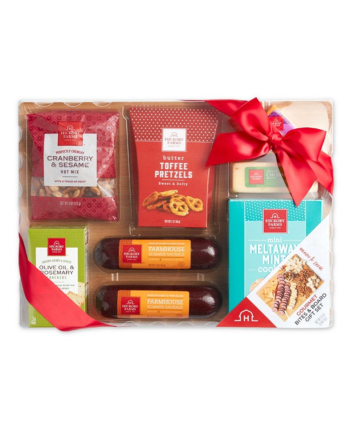 Hickory Farms Holiday Snack Board Gift Set, 9 Piece Macy's
