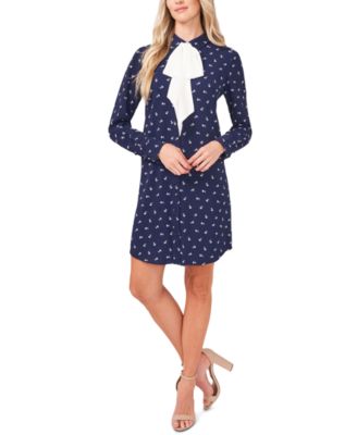 cece etched floral shift dress