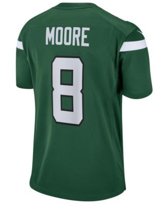 Men's Elijah Moore Gotham Green New York Jets 2021 NFL Draft Pick Player Game Jersey