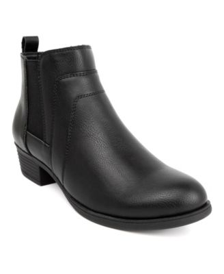 macys womens black ankle boots