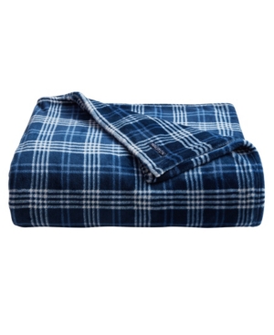 Nautica Closeout!  Gillbrooke Ultra Soft Plush Navy Blanket, Full/queen In Captains Blue
