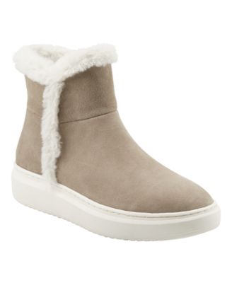 sherpa lined sneaker booties