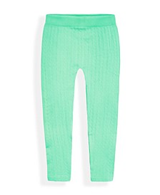 Toddler Girls Cable Knit Sweater Leggings