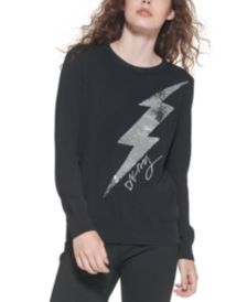 Embellished Lightning Bolt  Sweater