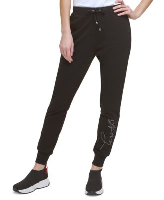 dkny velour pants