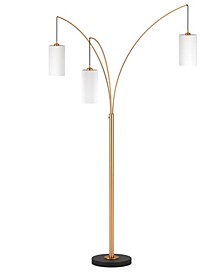 Willow 3 Light Finish Floor Lamp with Base
