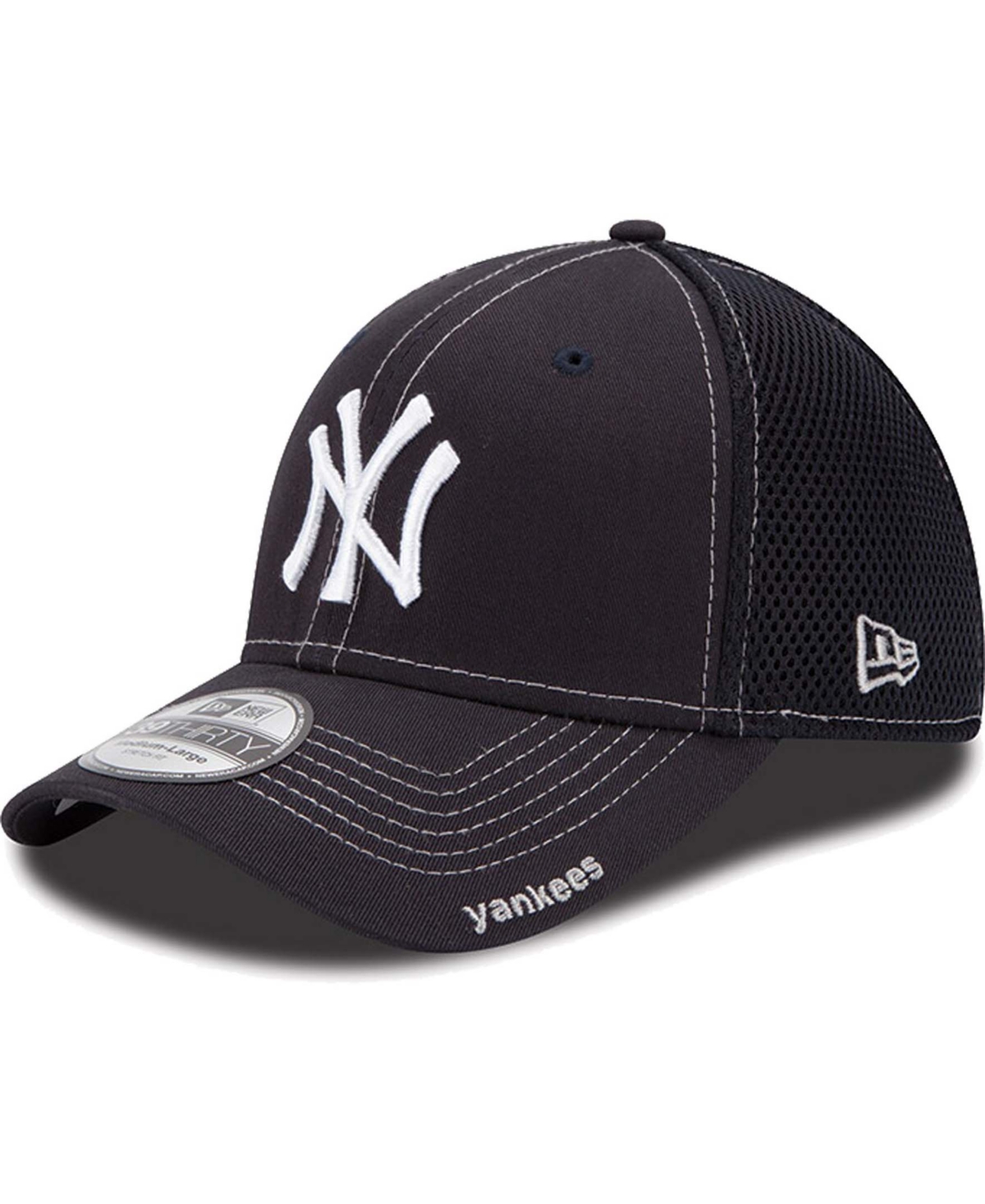New Era Men's New York Yankees Navy Blue Neo 39thirty Stretch Fit Hat