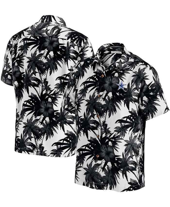 Tommy Bahama Men's Black Dallas Cowboys Sport Harbor Island Hibiscus Camp  Button-Down Shirt - Macy's